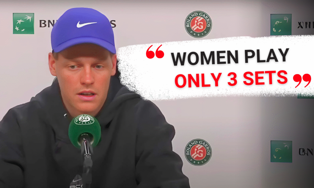 Jannik Sinner speaking at French Open 2025 press conference